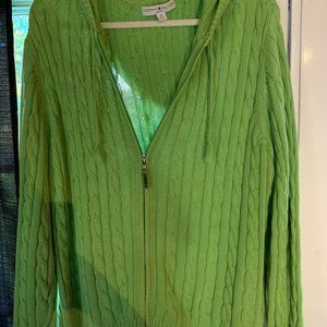 Tommy Hilfiger Zip Up Sweater with Hood